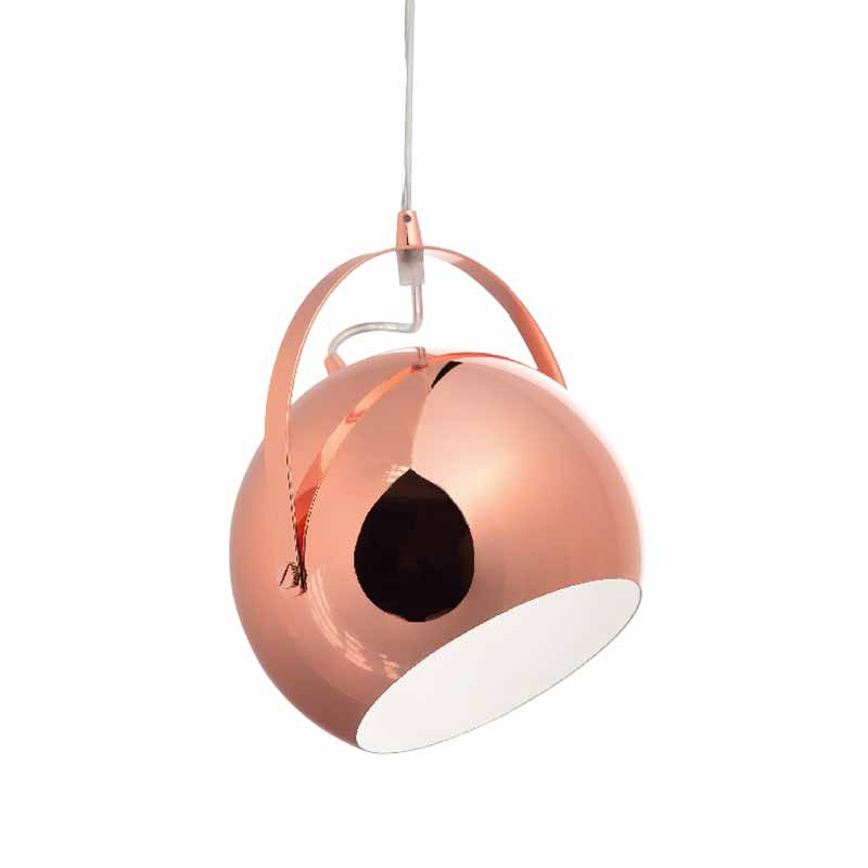 Φωτιστικό Οροφής Μονόφωτο Aca Akanes OD8067CG Copper