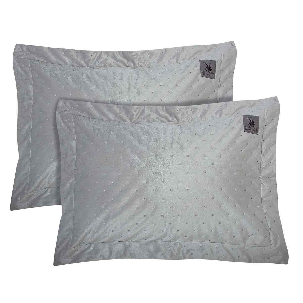 Ζεύγος Μαξιλαροθήκες Oxford (50x70) Greenwich Polo Club Classic 3430 Grey