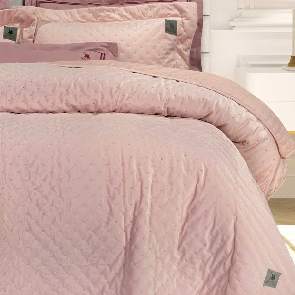 Κουβερλί King Size (240x250) Greenwich Polo Club Classic 3431 Pink