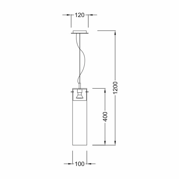 Φωτιστικό Οροφής Μονόφωτο Aca Pothos V110TR Wood