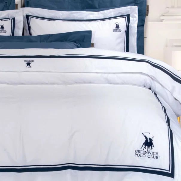 Παπλωματοθήκη Υπέρδιπλη (Σετ 220x240) Greenwich Polo Club Classic 2174