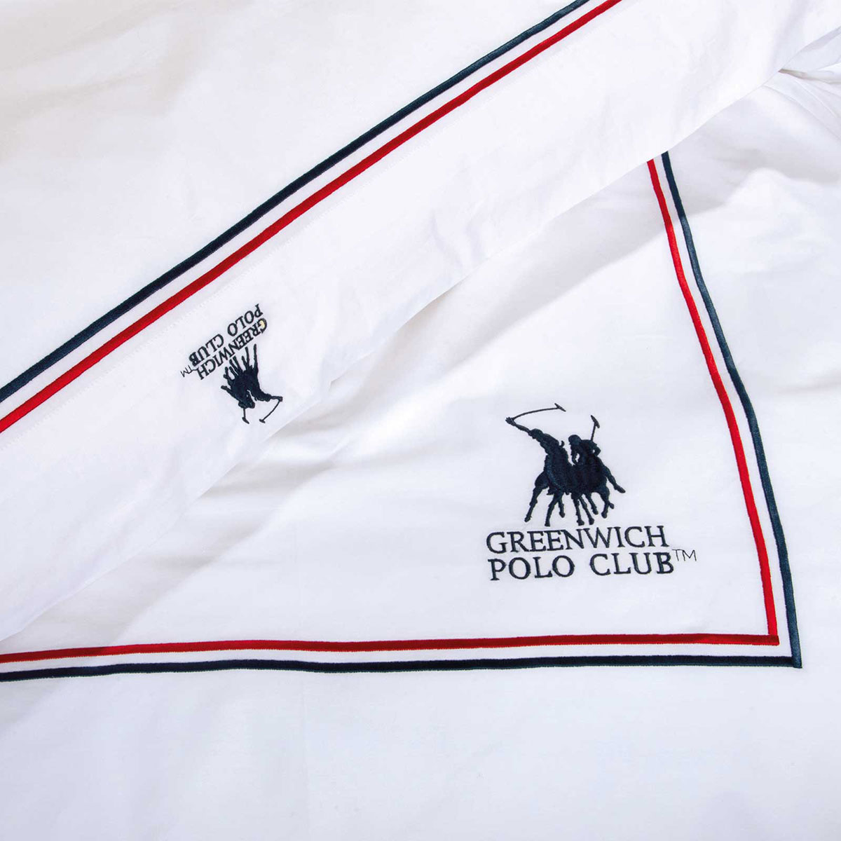 Σεντόνια Υπέρδιπλα (Σετ) Greenwich Polo Club Classic 2173 Λευκά Είδη Κρεβατοκάμαρας Σετ Spitishop