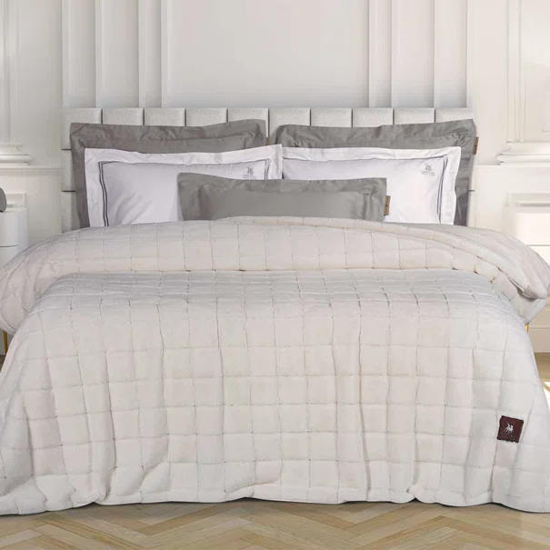Κουβερτοπάπλωμα Υπέρδιπλο (220x240) Greenwich Polo Club Premium 3451 White