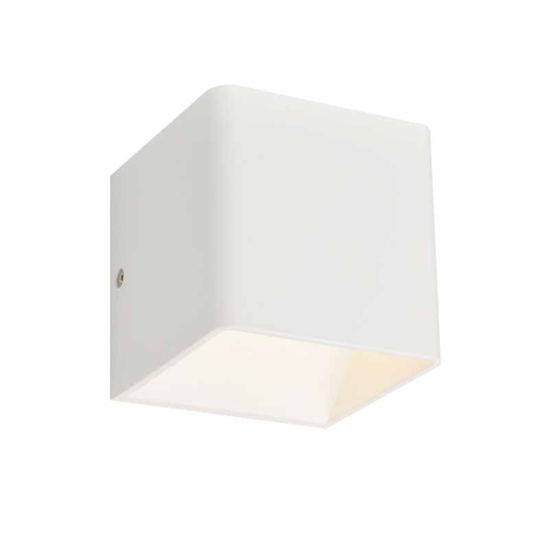 Απλίκα Τοίχου LED Aca Nephele L35037 White Matt