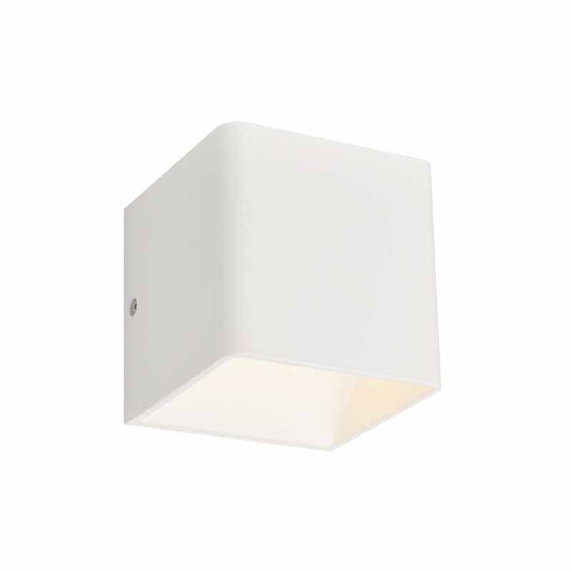Απλίκα Τοίχου LED Aca Nephele L350374 White Matt