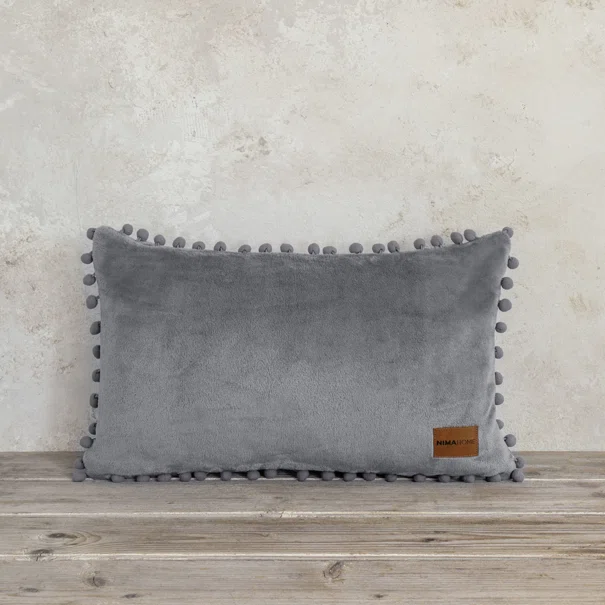 Διακοσμητικό Μαξιλαρι Fleece (30x50) Nima Macia Grey