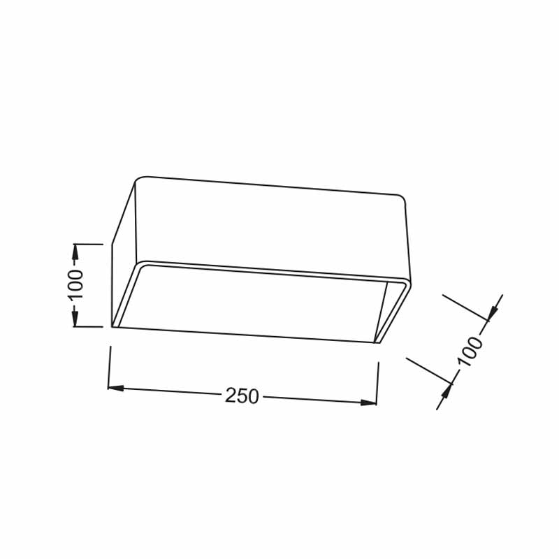 Απλίκα Τοίχου Led Aca Nephele L350374L White Matt Φωτιστικά Spitishop