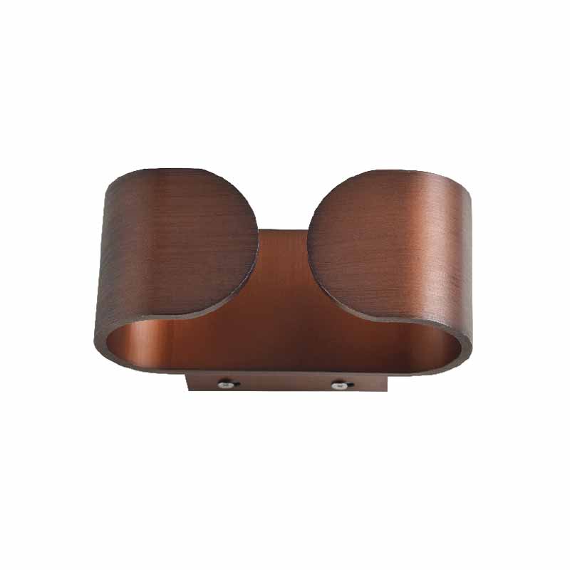 Απλίκα Τοίχου LED Aca Nephele L35049WD Wood