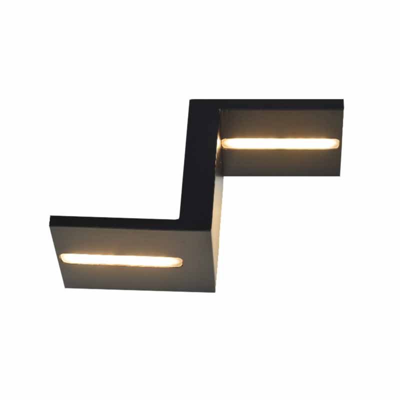 Απλίκα Τοίχου LED Aca Tetris L36294BK Black Matt