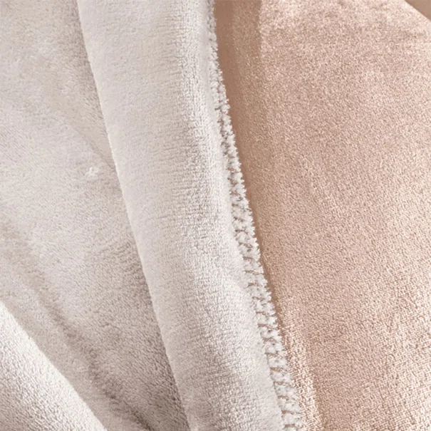 Κουβέρτα Fleece King Size (240x250) + Διακοσμητική Μαξιλαροθήκη (Σετ) Guy Laroche Velvet Pudra