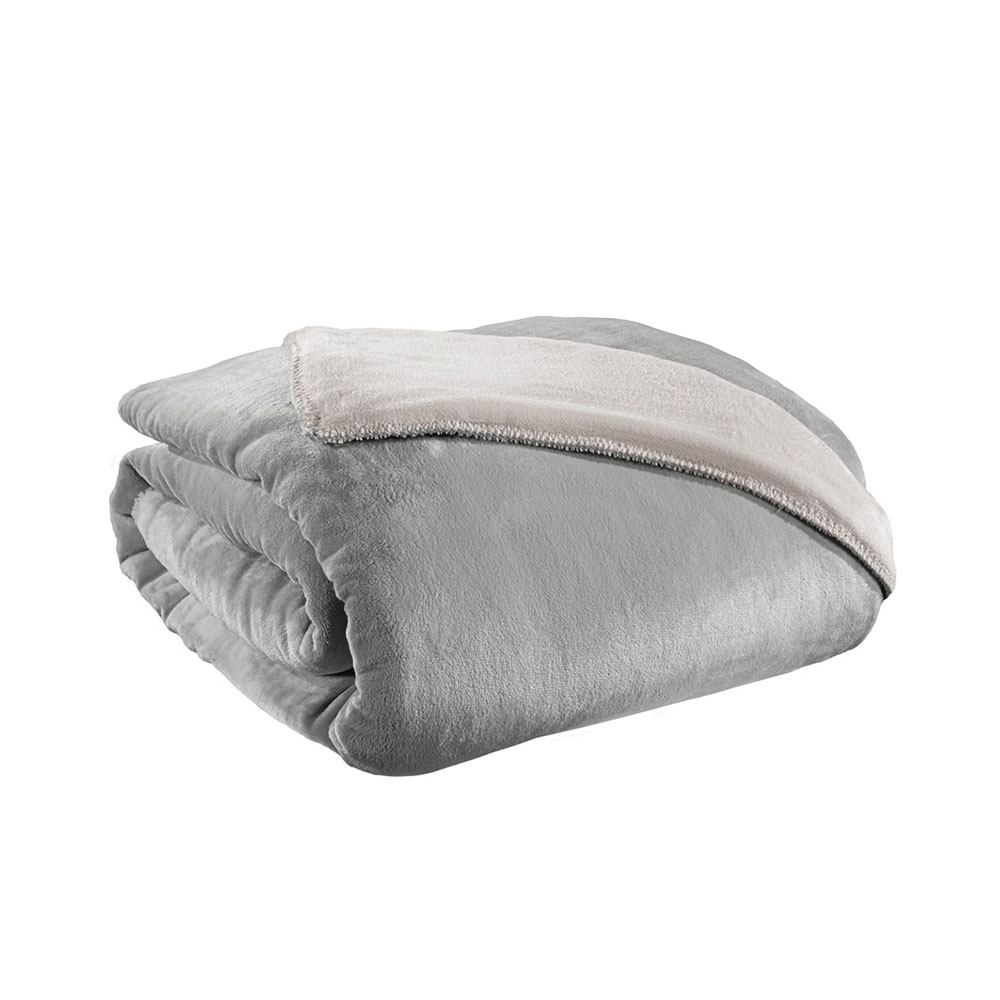Κουβέρτα Fleece King Size (240x250) + Διακοσμητική Μαξιλαροθήκη (Σετ) Guy Laroche Velvet Vison