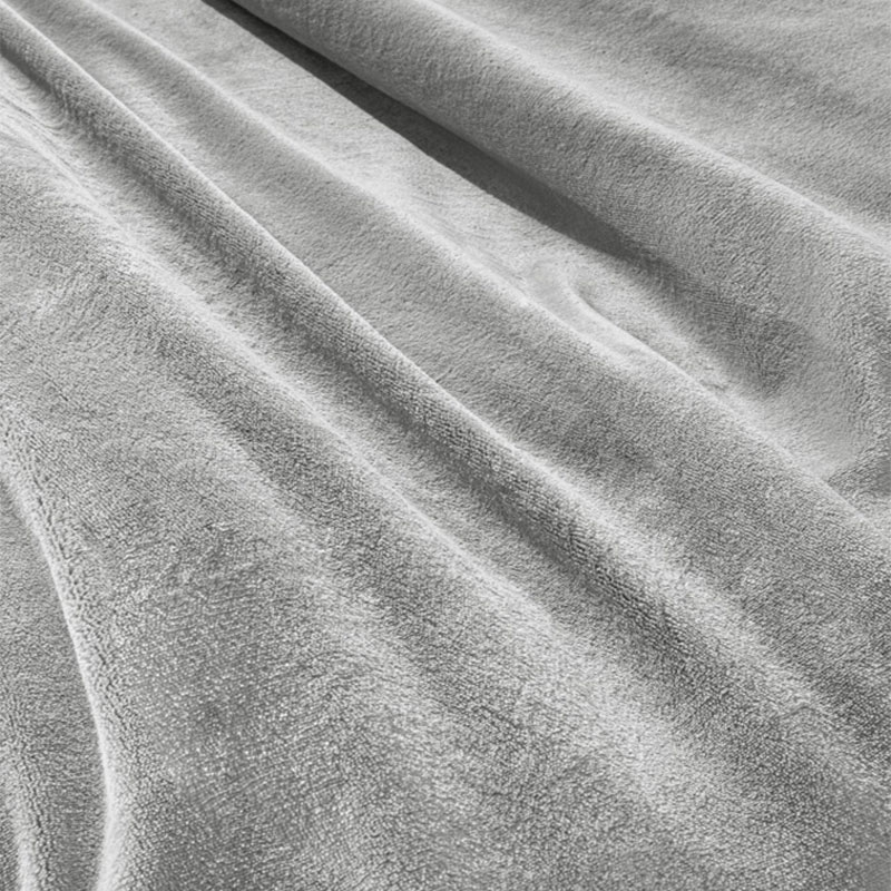 Κουβέρτα Fleece King Size (240X250) + Διακοσμητική Μαξιλαροθήκη (Σετ) Guy Laroche Velvet Vison Λευκά Είδη Κρεβατοκάμαρας Κουβέρτες Υπέρδιπλες 