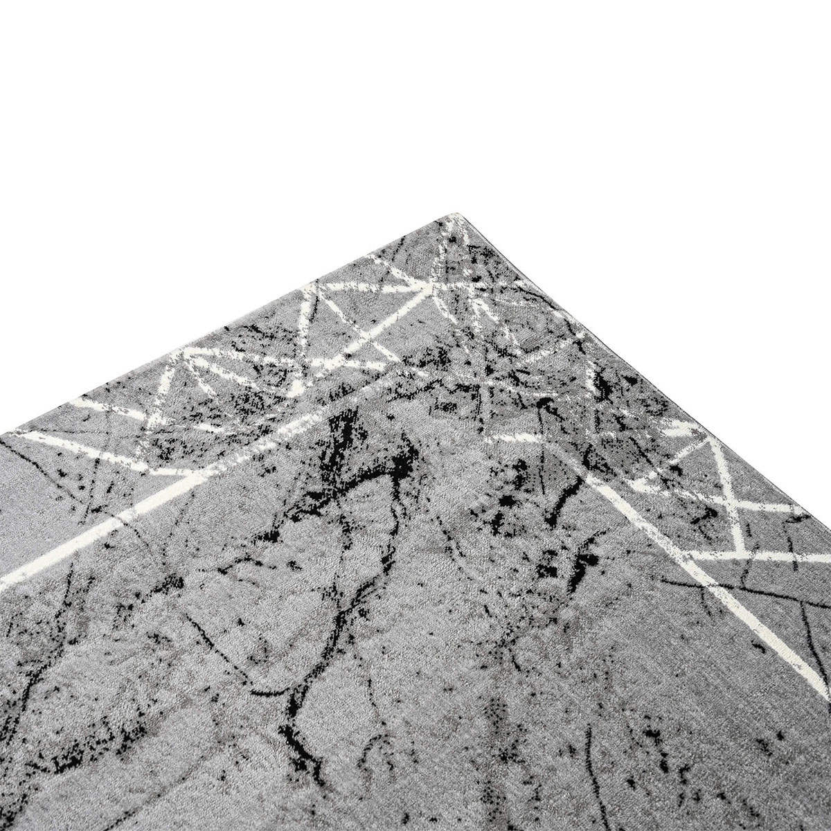 Χαλί (160X230) Polcarpet Estia 3748 Dark Grey Χαλιά Σαλονιού Χειμερινά Μοντερνα Spitishop