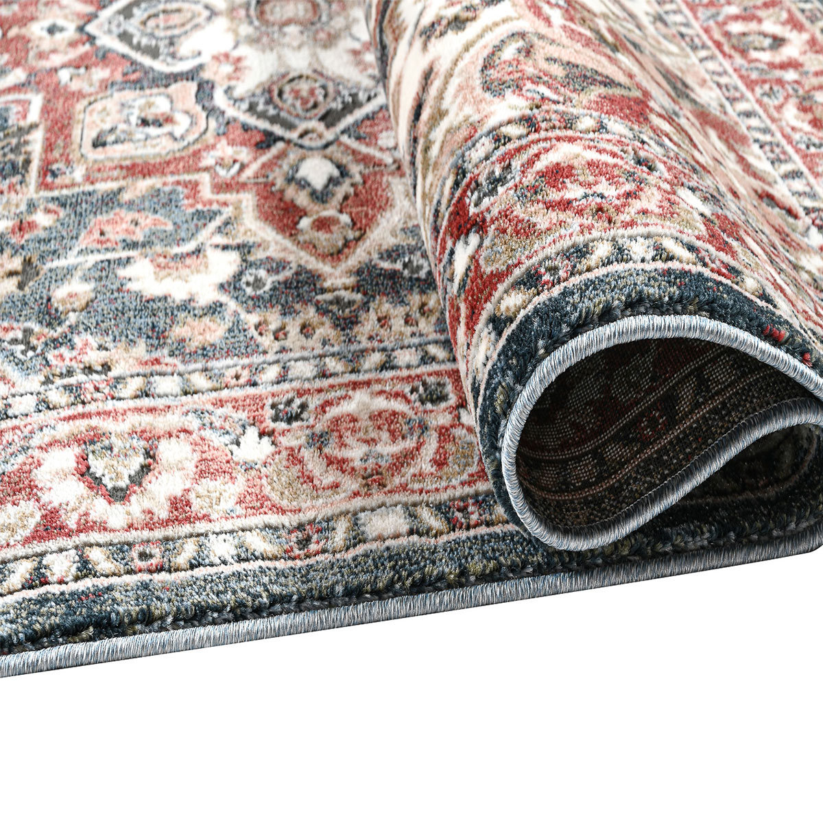 Χαλί (200X290) Polcarpet Allegra Valencia 937 Blue Terra Χαλιά Σαλονιού Χειμερινά Κλασικά Spitishop