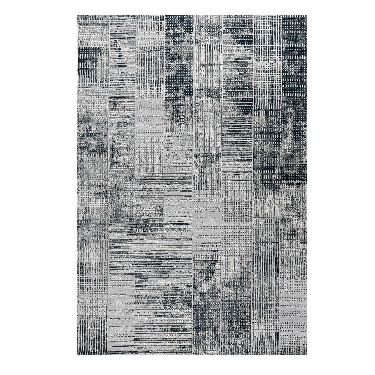Χαλί (160X230) Polcarpet Cadence Celeste 10137 Blue Χαλιά Σαλονιού Χειμερινά Μοντερνα Spitishop