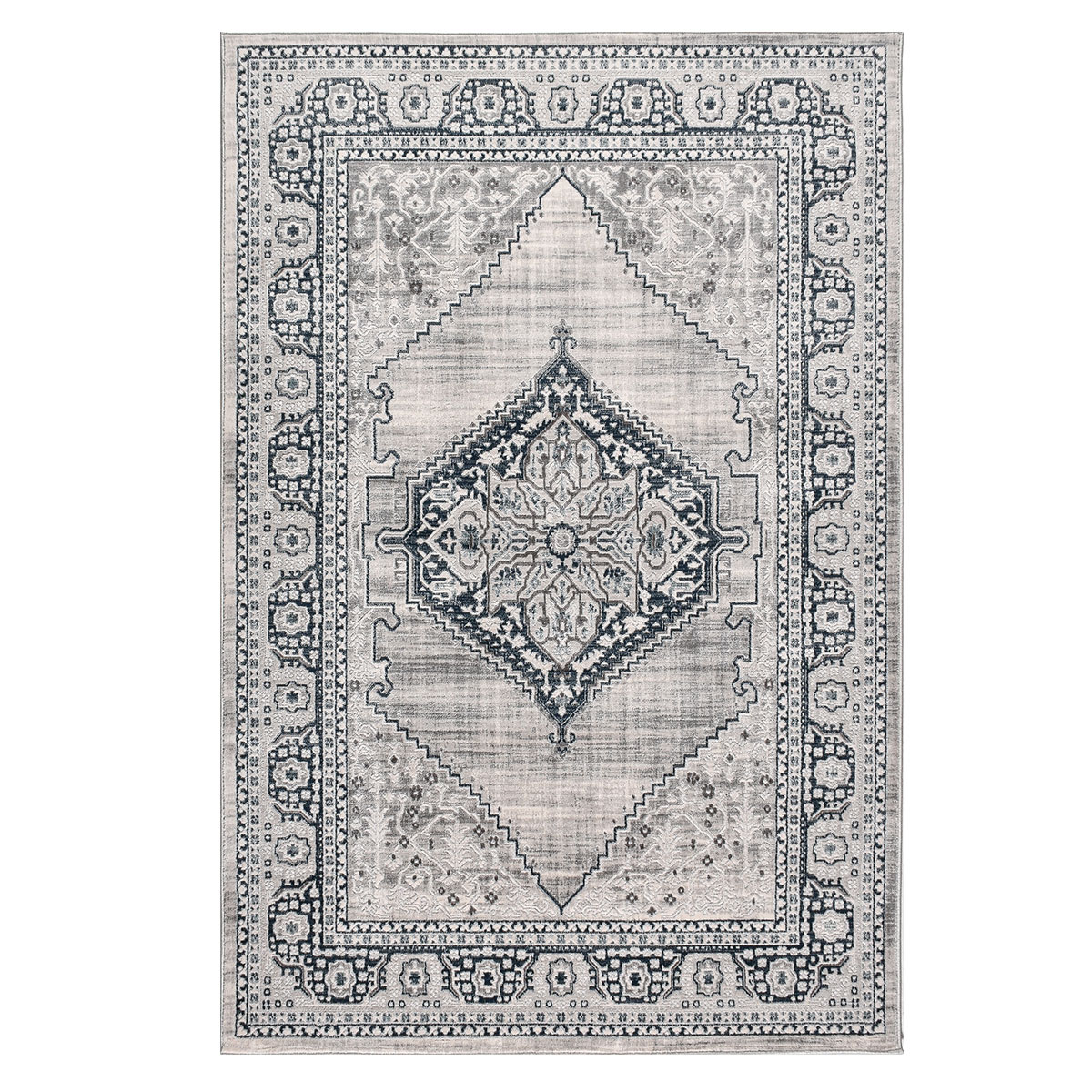 Χαλί (160X230) Polcarpet Cadence Celeste 10660 Blue Χαλιά Σαλονιού Χειμερινά Κλασικά Spitishop