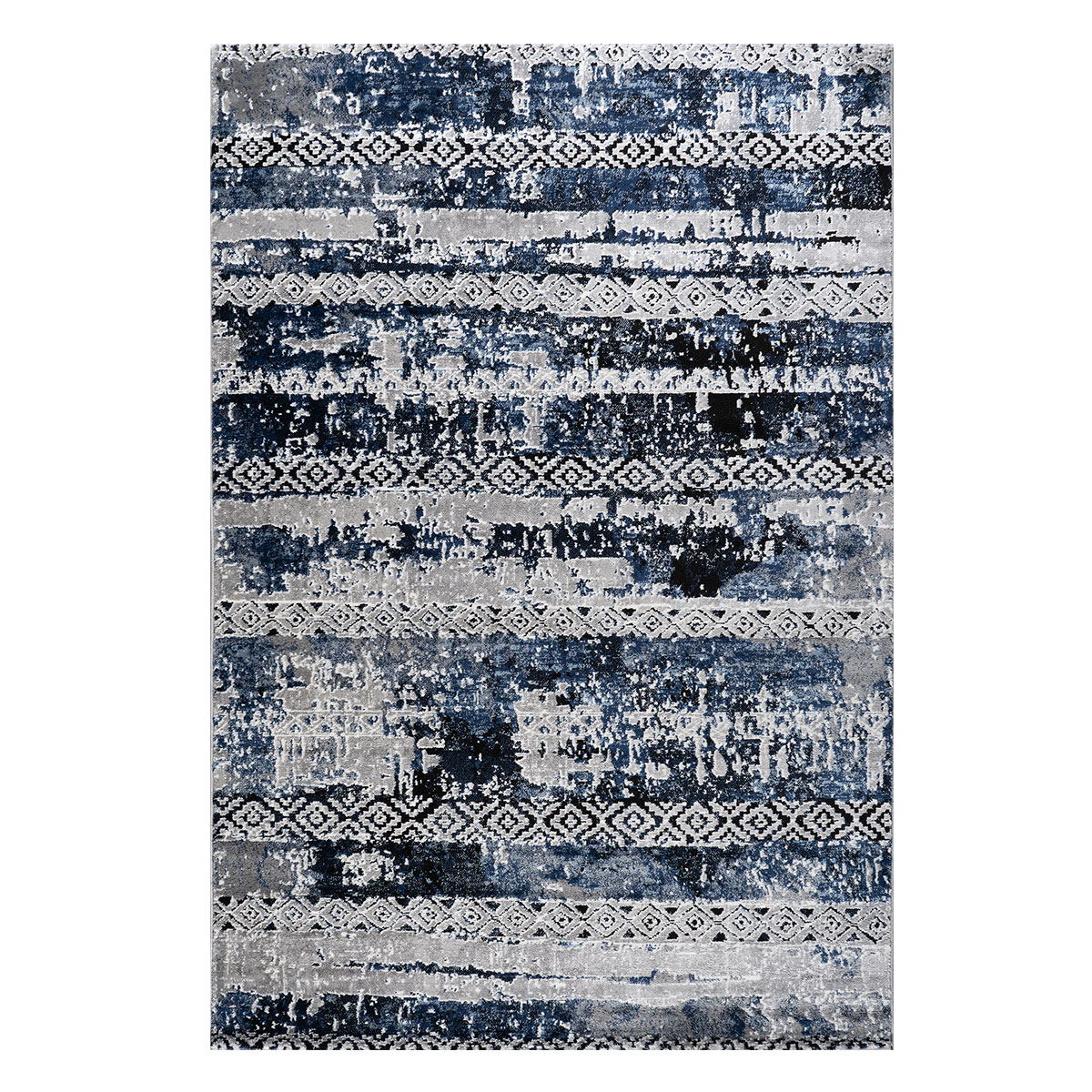 Χαλί (200X290) Polcarpet Focus Np160 Navy Χαλιά Σαλονιού Χειμερινά Μοντερνα Spitishop