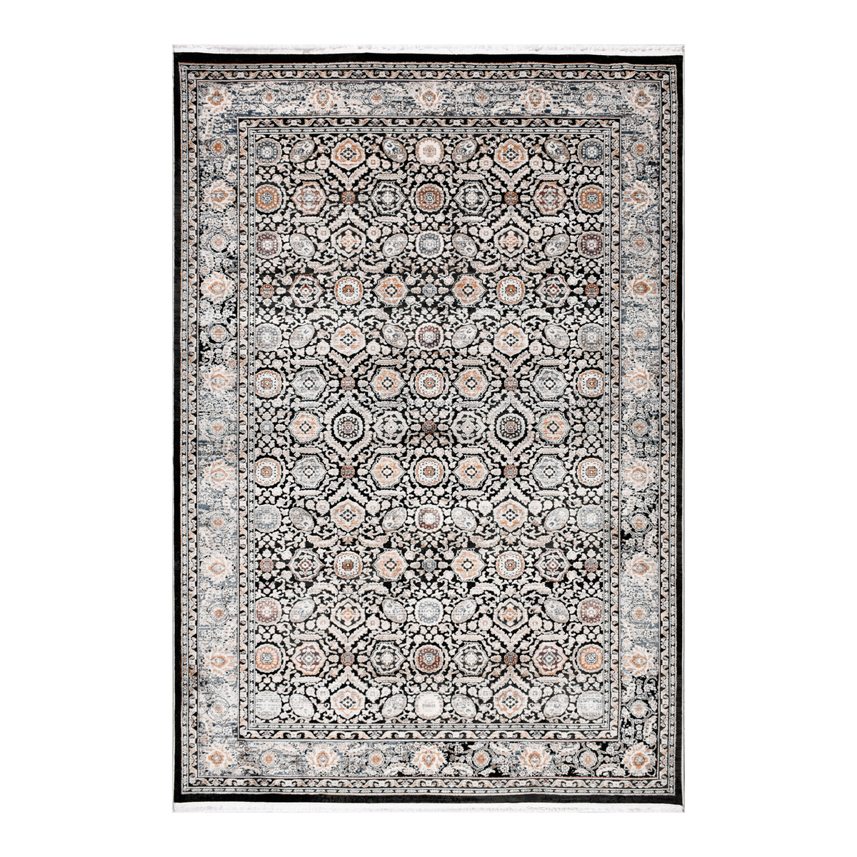Χαλί (160x230) Polcarpet Dalia 449 Black Multy