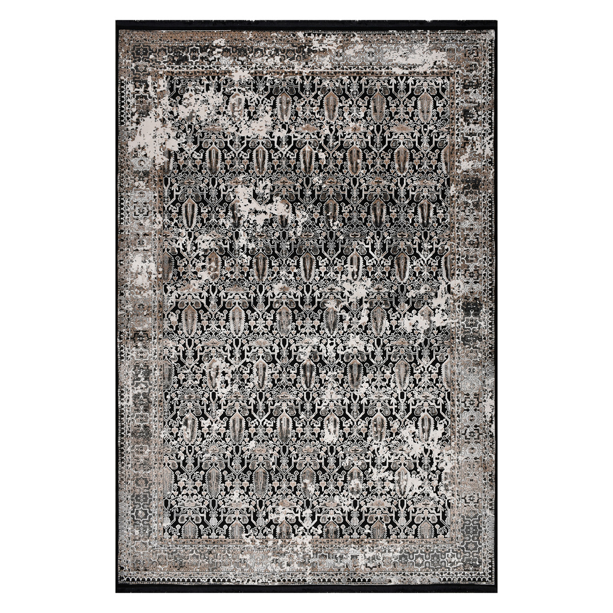 Χαλί (160X230) Polcarpet Dalia 2172 Anthracite Χαλιά Σαλονιού Χειμερινά Κλασικά Spitishop