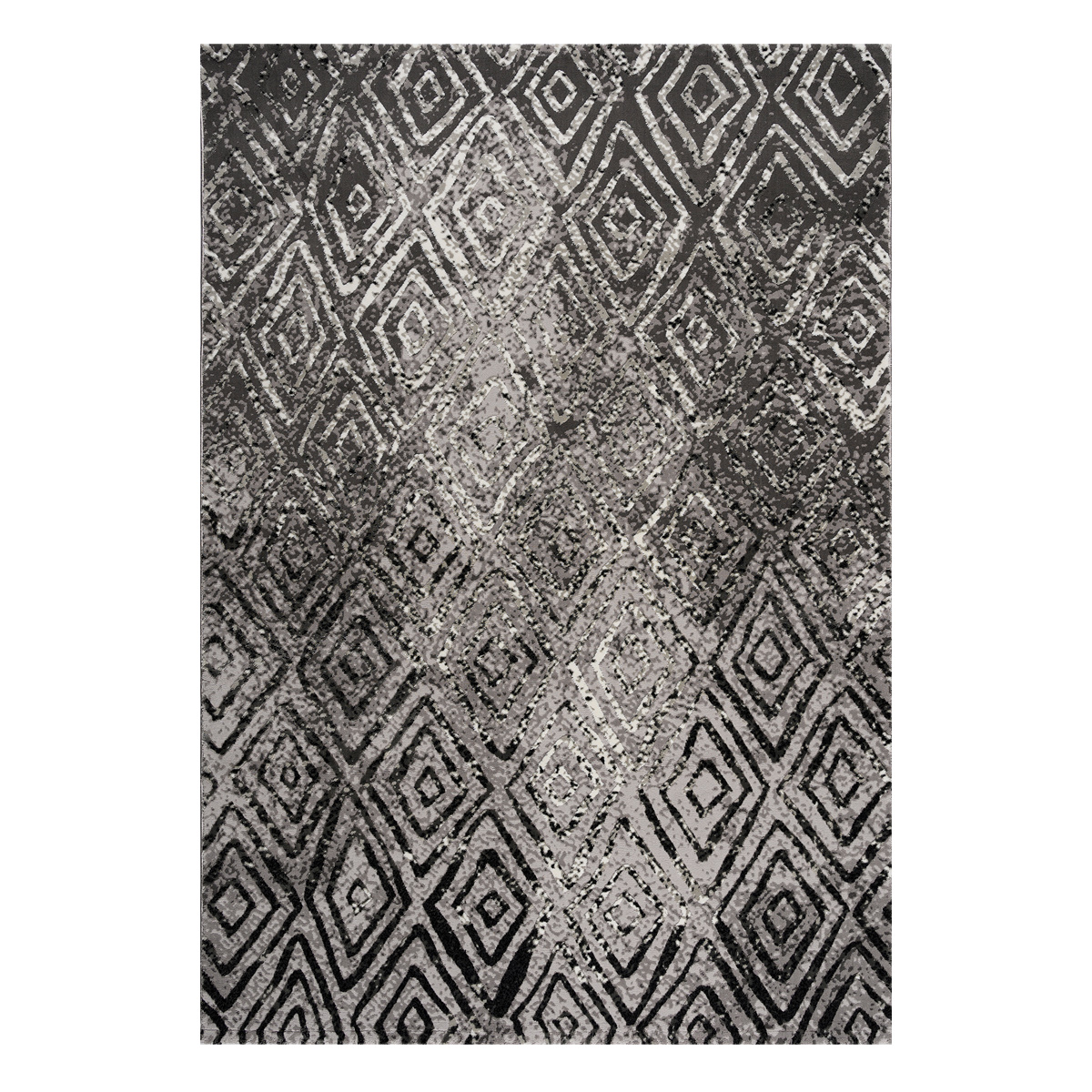 Χαλί (160x230) Polcarpet Damask 3889 Grey Black