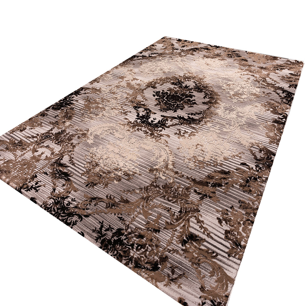 Χαλί (160X230) Polcarpet Damask 9374 Beige Grey Χαλιά Σαλονιού Χειμερινά Κλασικά Spitishop