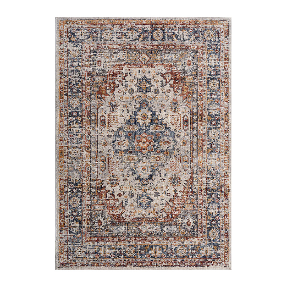 Χαλί (160X230) Polcarpet Memory 447 Beige Blue Χαλιά Σαλονιού Χειμερινά Spitishop