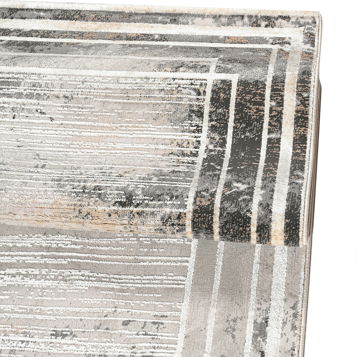 Χαλί (160X230) Polcarpet Quadro 9877 Cream Χαλιά Σαλονιού Χειμερινά Spitishop