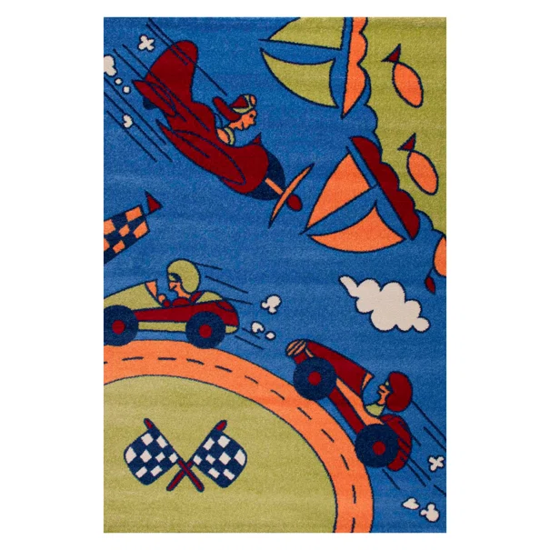 Παιδικό Χαλί (133x190) Polcarpet Star 646 Airplane