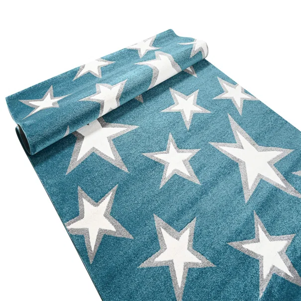 Παιδικό Χαλί (200x290) Polcarpet Star 1589 Turquoise