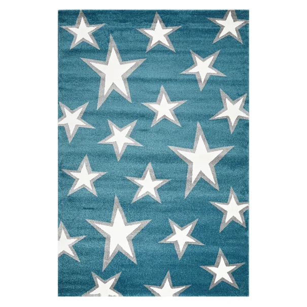 Παιδικό Χαλί (200x290) Polcarpet Star 1589 Turquoise