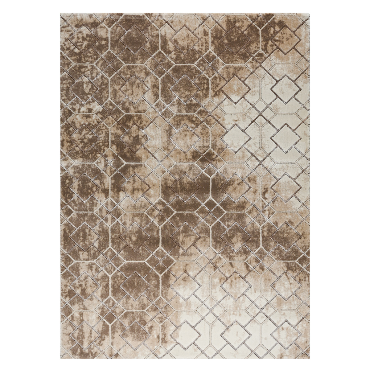 Χαλί (160X230) Polcarpet Velvet 3880 Beige Χαλιά Σαλονιού Χειμερινά Μοντερνα Spitishop