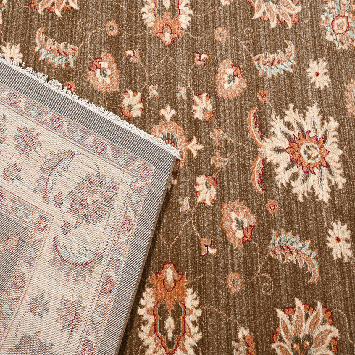 Χαλί (200X290) Polcarpet Ziegler 1594 Brown Χαλιά Σαλονιού Χειμερινά Boho Spitishop