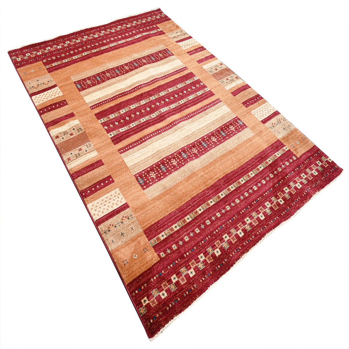 Χαλί (200X290) Polcarpet Ziegler 1600 Red Χαλιά Σαλονιού Χειμερινά Boho Spitishop