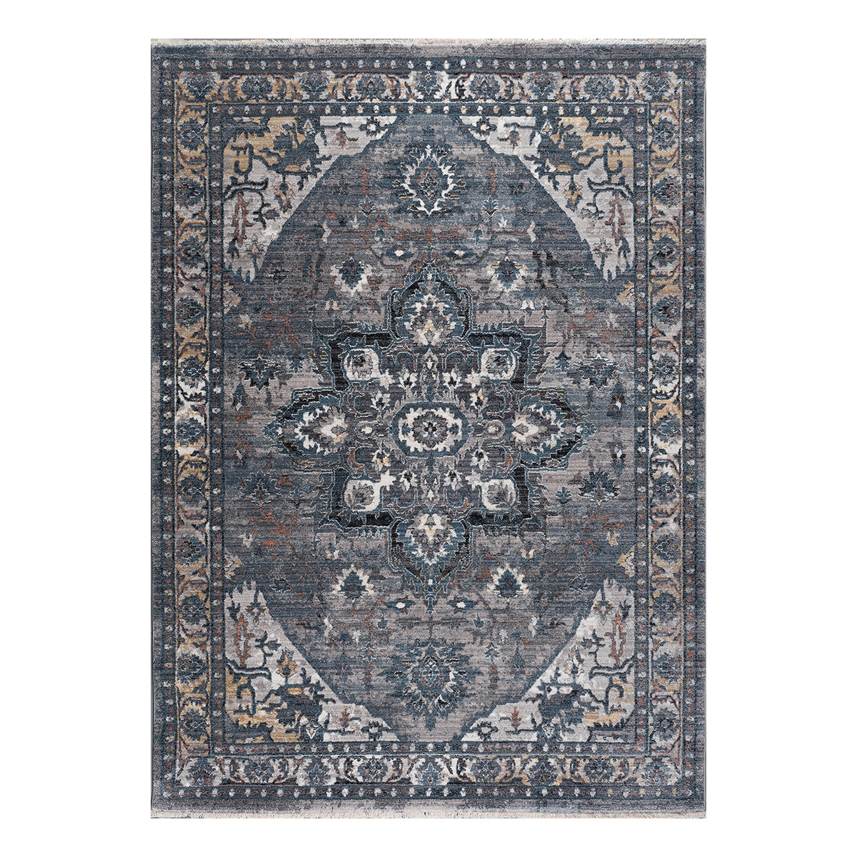 Χαλί (170X240) Polcarpet Ziegler 3087 Light Grey-D Grey Χαλιά Σαλονιού Χειμερινά Boho Spitishop