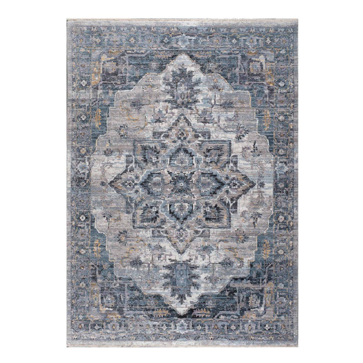 Χαλί (170X240) Polcarpet Ziegler 3089 Silver Grey Χαλιά Σαλονιού Χειμερινά Boho Spitishop