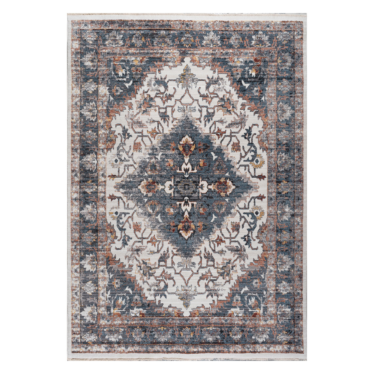 Χαλί (170X240) Polcarpet Ziegler 3090 Silver Χαλιά Σαλονιού Χειμερινά Boho Spitishop
