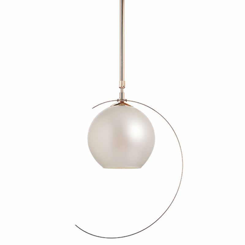 Φωτιστικό Οροφής Μονόφωτο Aca Iparelle DCR17501P Gold/Pearl