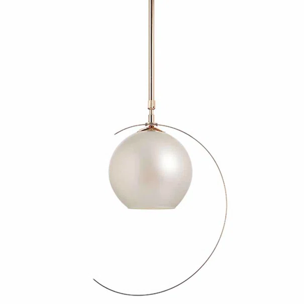 Φωτιστικό Οροφής Μονόφωτο Aca Iparelle DCR17501P Gold/Pearl