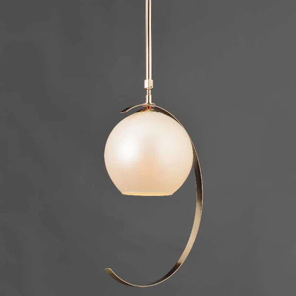 Φωτιστικό Οροφής Μονόφωτο Aca Iparelle DCR17501P Gold/Pearl