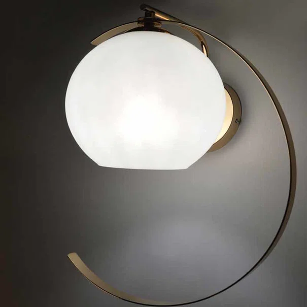 Απλίκα Τοίχου Aca Iparelle DCR17501W Gold/Pearl