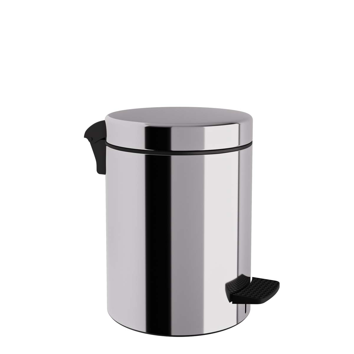 Κάδος Απορριμμάτων Μπάνιου (Φ20x28) Pam & Co 5lt 05-136-001 Inox