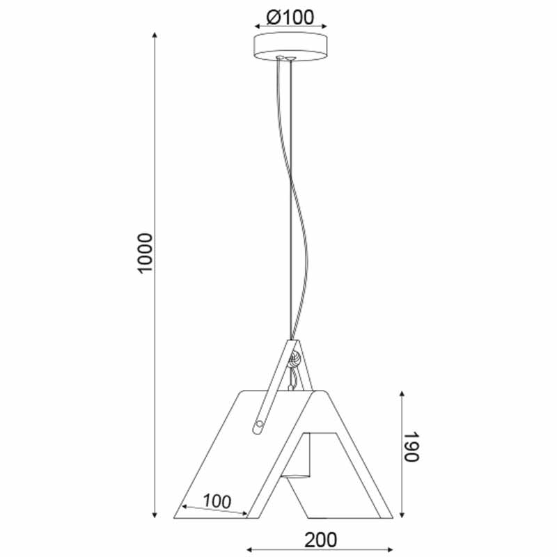 Φωτιστικό Οροφής Μονόφωτο Aca Alfa Dcr171191P Bronze Grey Φωτιστικά Κρεμαστά Spitishop
