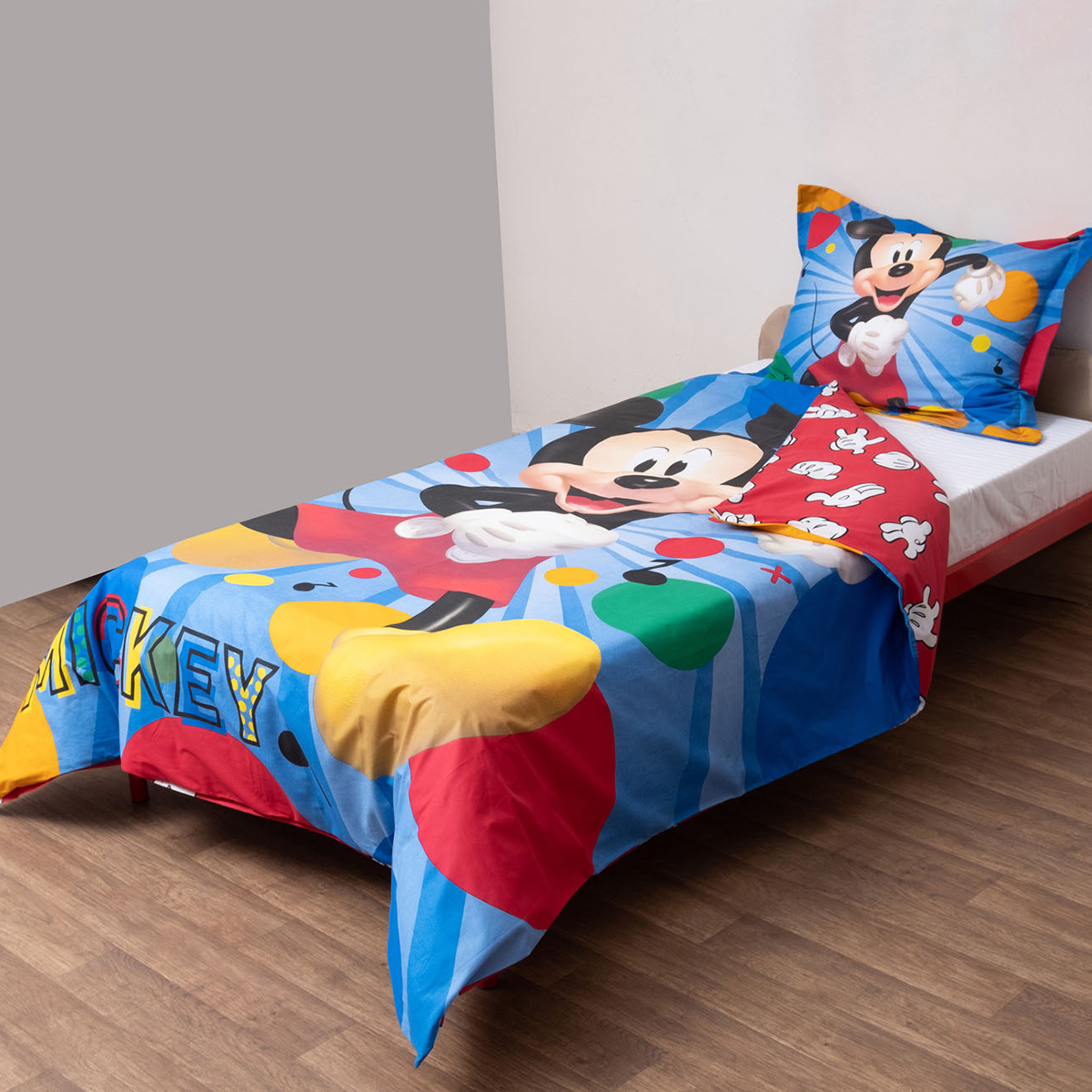 Παπλωματοθήκη Μονή (Σετ 160x200) 2 Όψεων Viopros Mickey 51