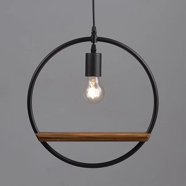 Φωτιστικό Οροφής Μονόφωτο Aca Roottori DCR1760135P Black Matt/Wood