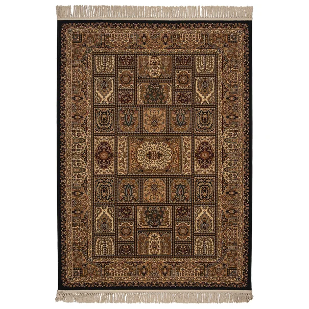Χαλί (200x250) Βιοκαρπέτ Isfahan 3517D Black/ Black