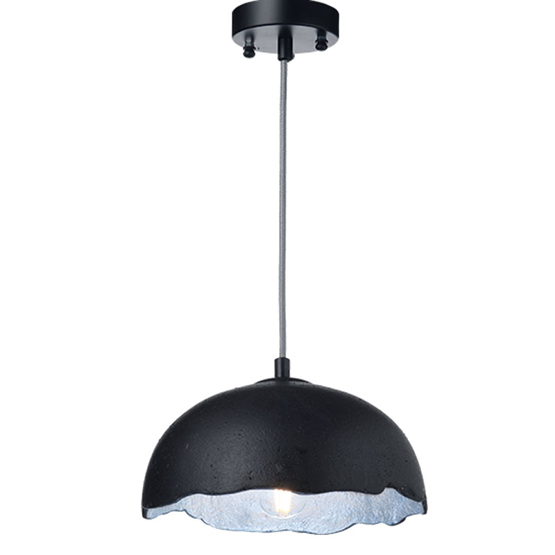 Φωτιστικό Οροφής Μονόφωτο Aca V3729251PBS Black/Silver