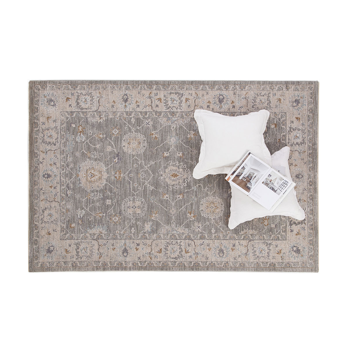 Χαλί (140X190) Royal Carpet Tabriz 662 D Grey Χαλιά Σαλονιού Χειμερινά Κλασικά Spitishop