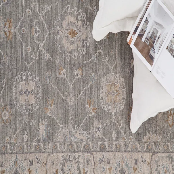 Χαλί (160x230) Royal Carpet Tabriz 662 D.Grey