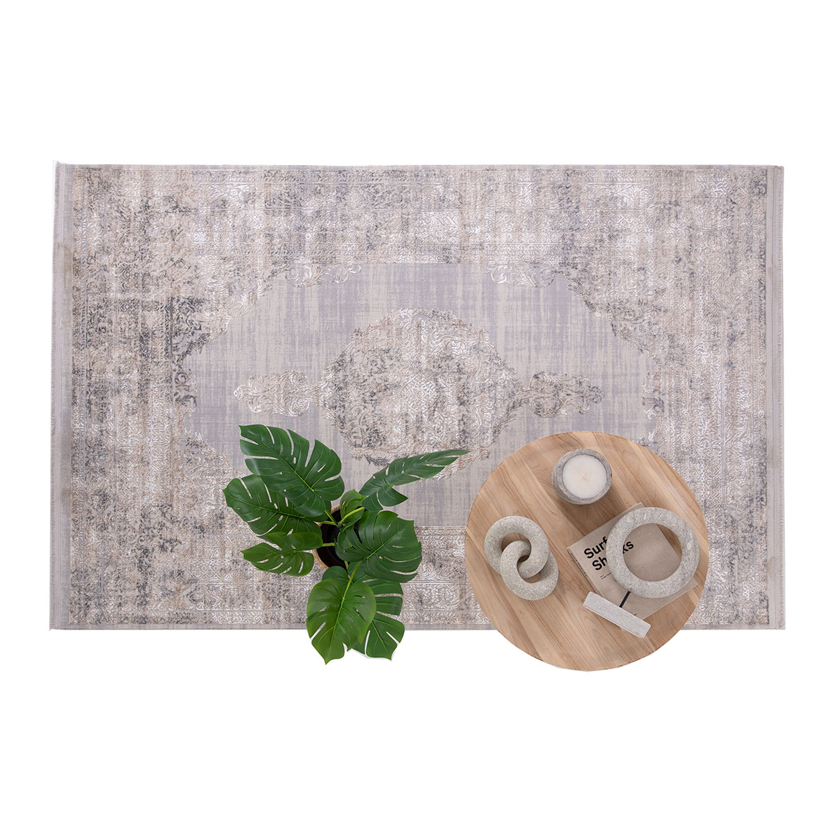 Χαλί Διαδρόμου (70X200) Royal Carpet Infinity 5909A Grey Χαλιά Διάδρομοι Spitishop