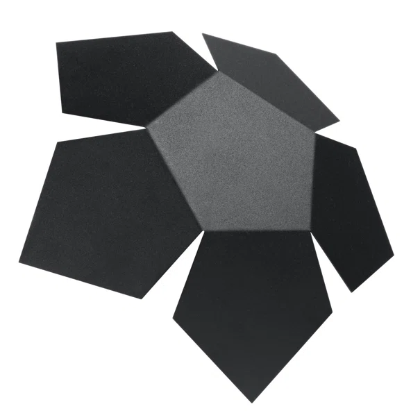 Απλίκα Τοίχου Sollux Penta Black SL.0423